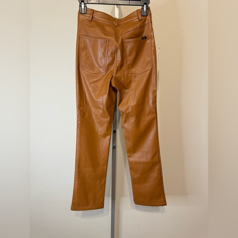 Bardot Alesi High Waist Straight Leg Faux Leather Pants - Picture 5 of 7